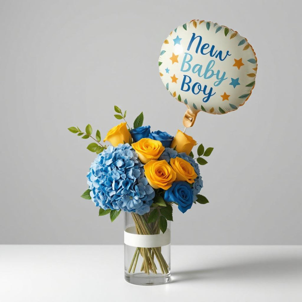 Welcome Baby Boy Bouquet